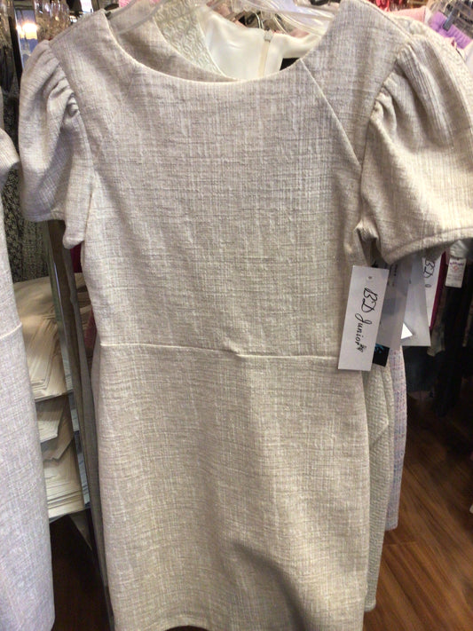 BD Junior Taupe tweed dress