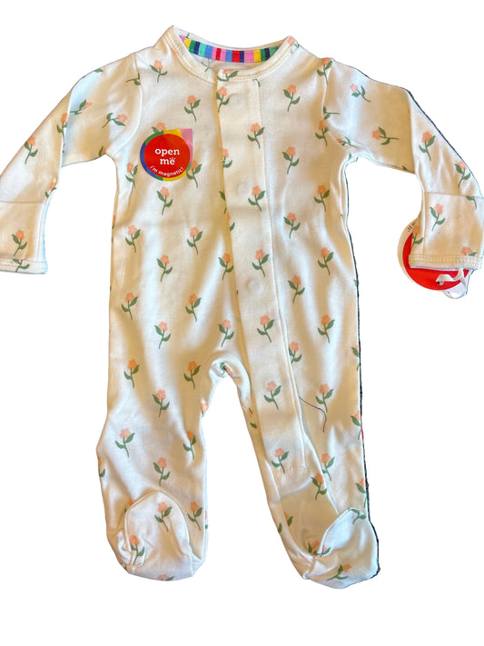 Floral Chicken Tender Footie