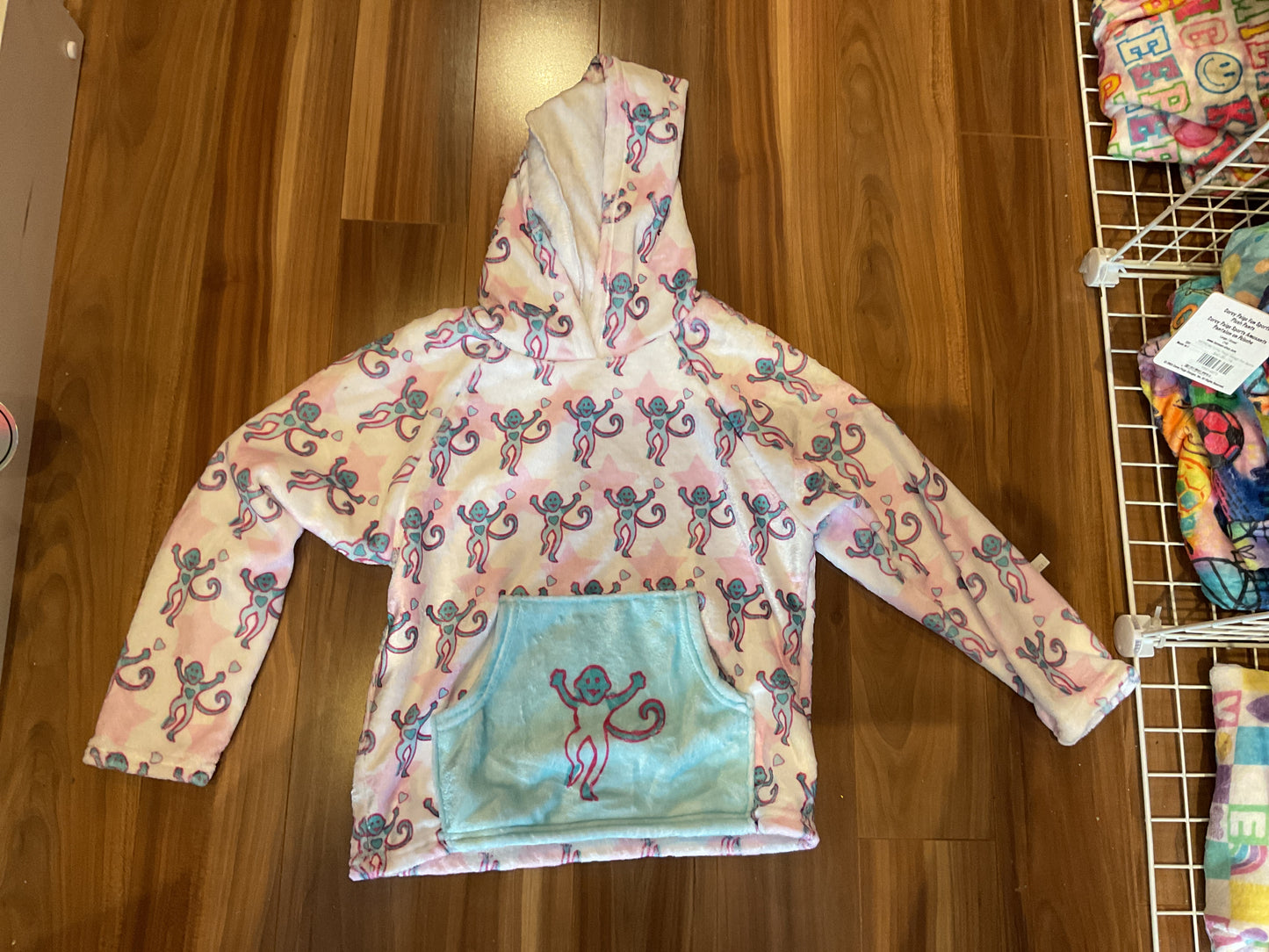 Penelope cozy monkey hoodie