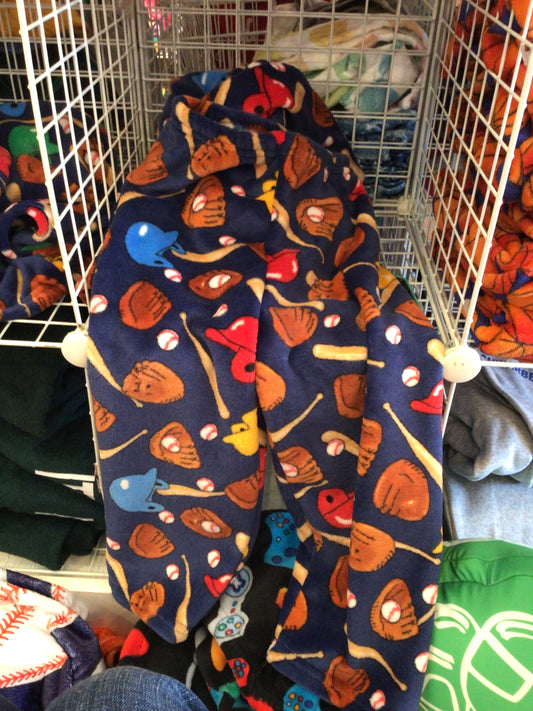 Love and Kisses boys pj pants baseball
