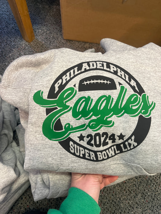 Truly Whimsical gray eagles Super Bowl