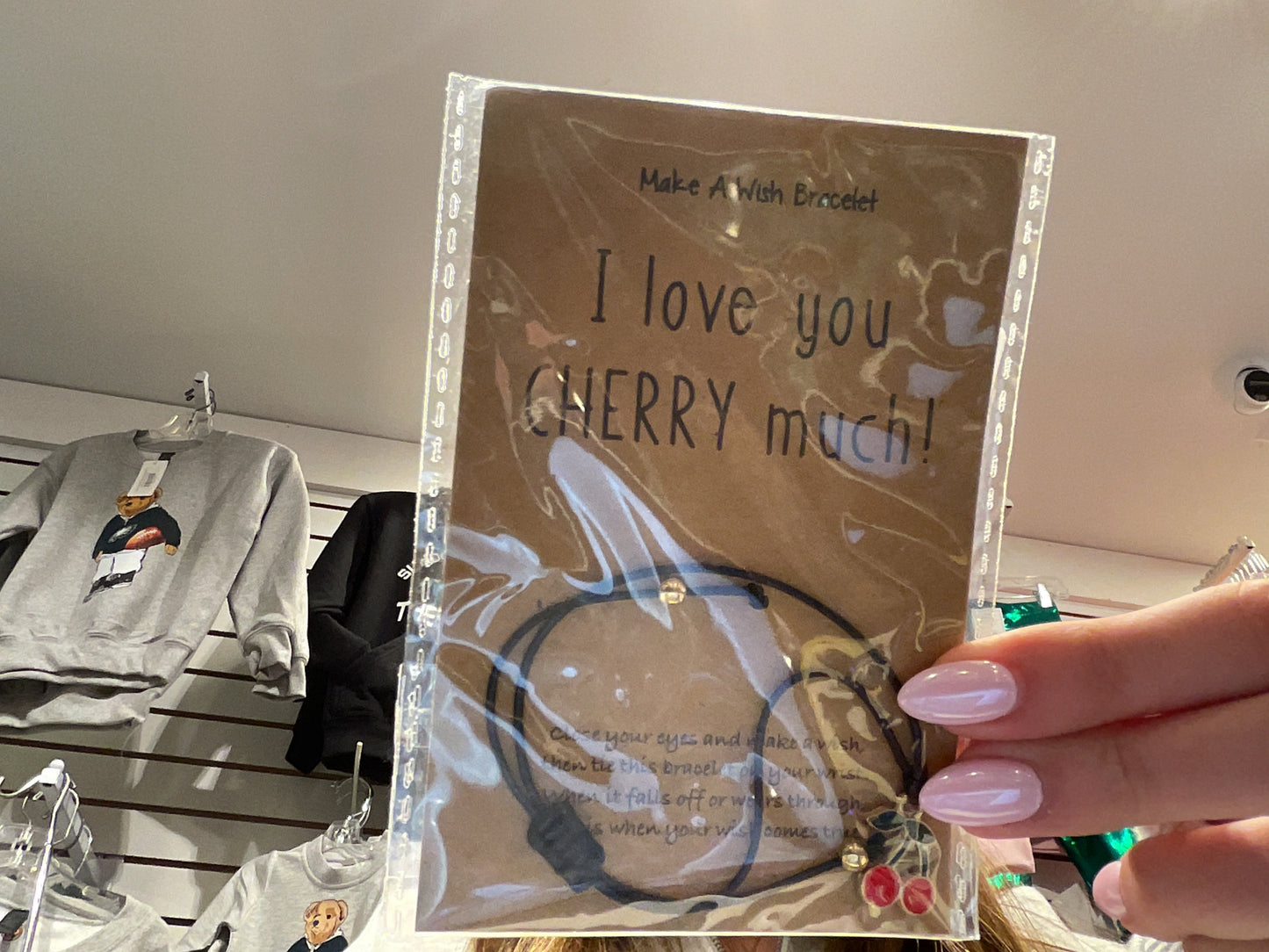 ILY cherry much bracelet