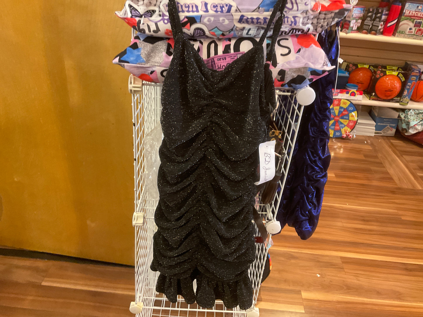 Bd junior black w/silver sparkles