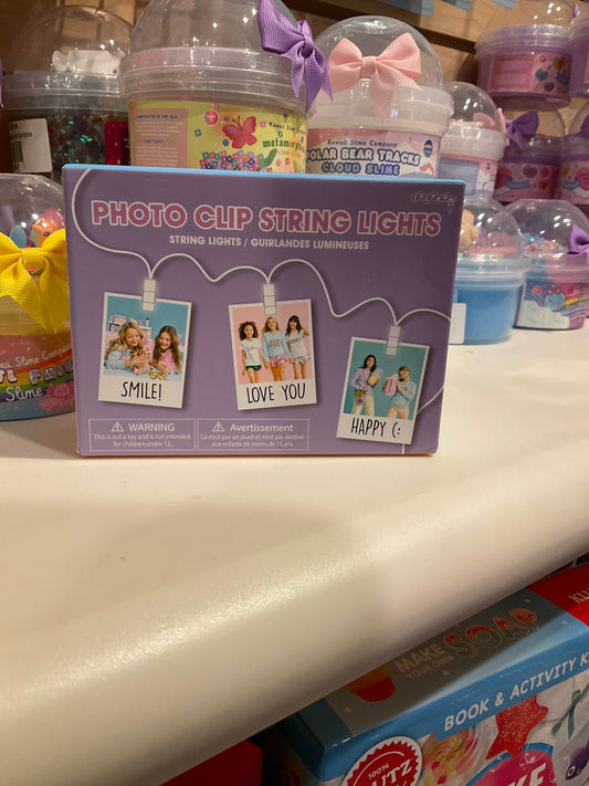 IScream photo clip string lights