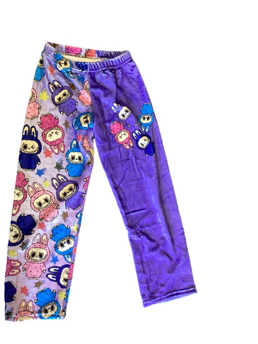 PW Labubu fuzzy pajama pants