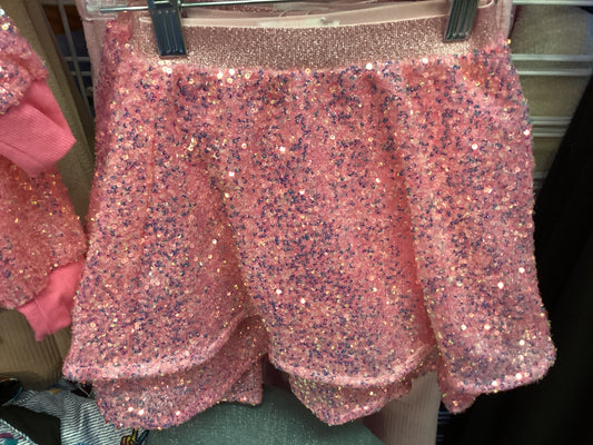 Mila & Rose sequin pink skort