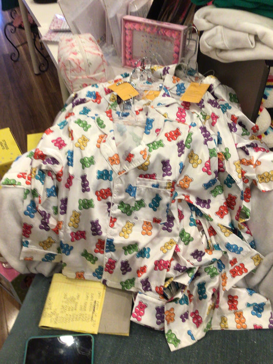 Gummy bear silky pajamas
