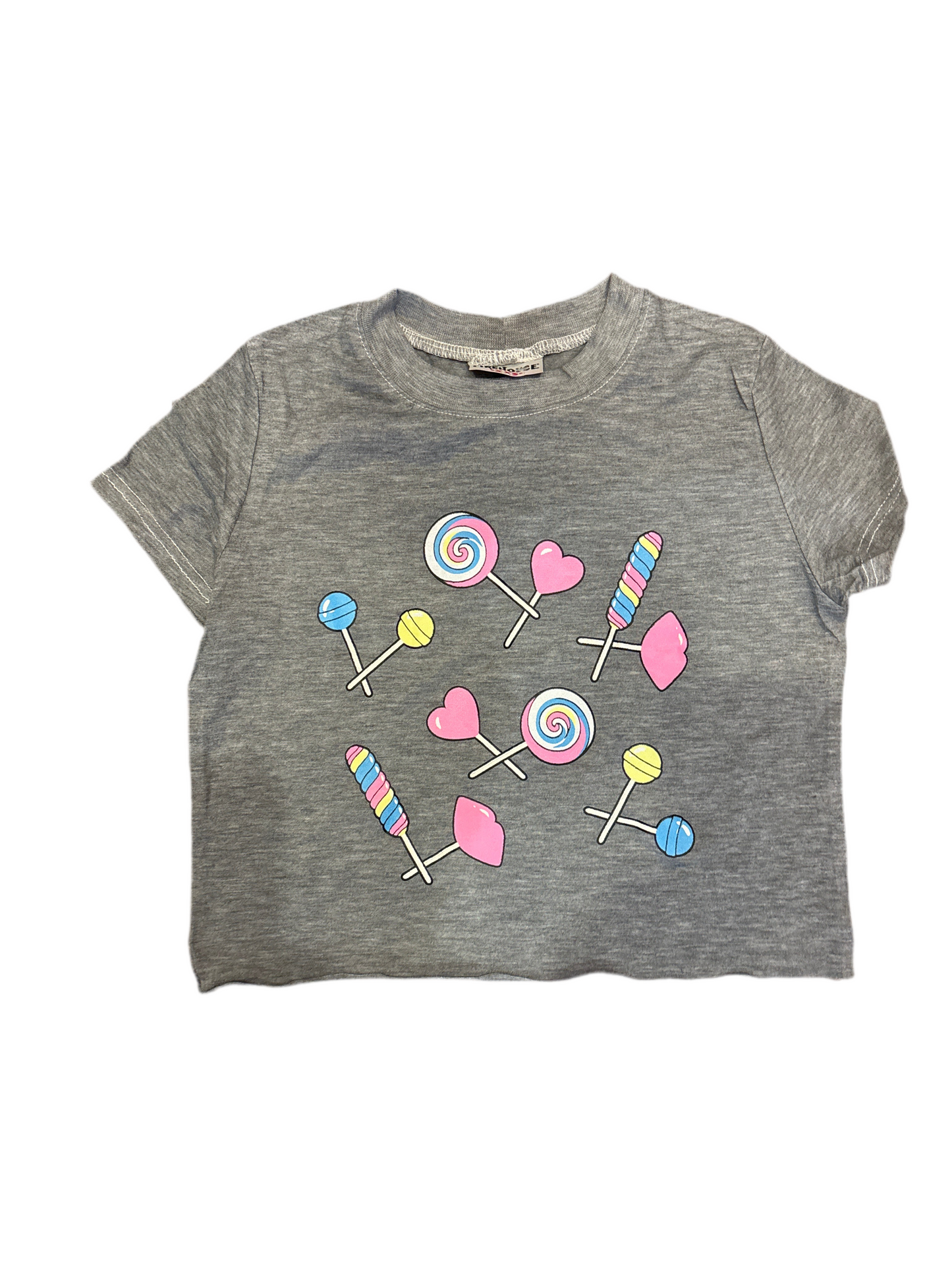 Grey lollipop tshirt
