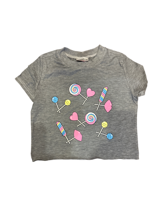 Grey lollipop tshirt