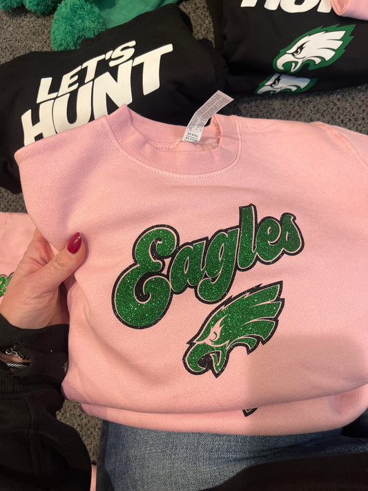 Truly Whimsical pink glitter Eagles