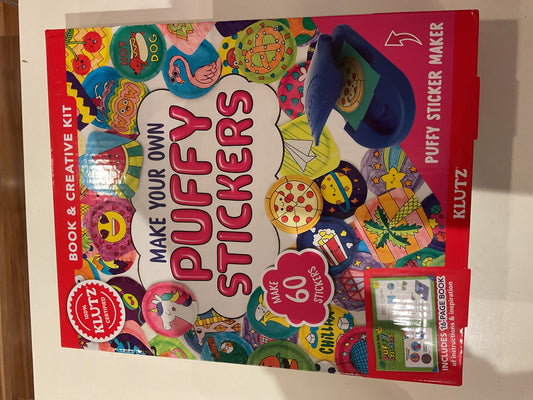 Make your own PUFFY STICKERS