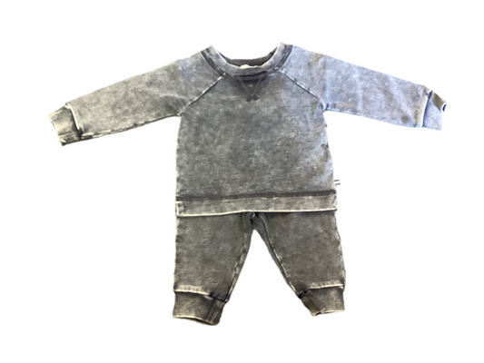 Denim 2 pc jogger set