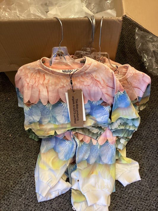 Molo Petal Rainbow sweatsuit