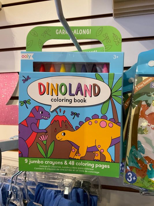 Ooly Dinoland coloring book