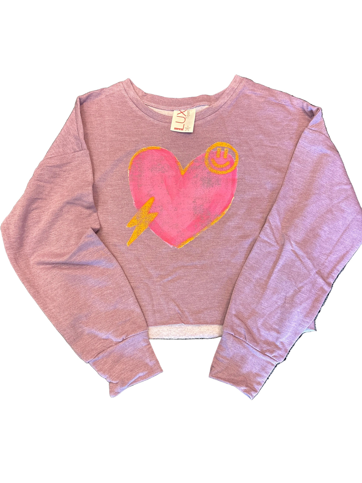 Smiley heart sweatshirt
