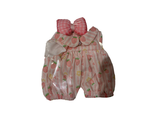 Little Monsters Strawberry Bow Onesie