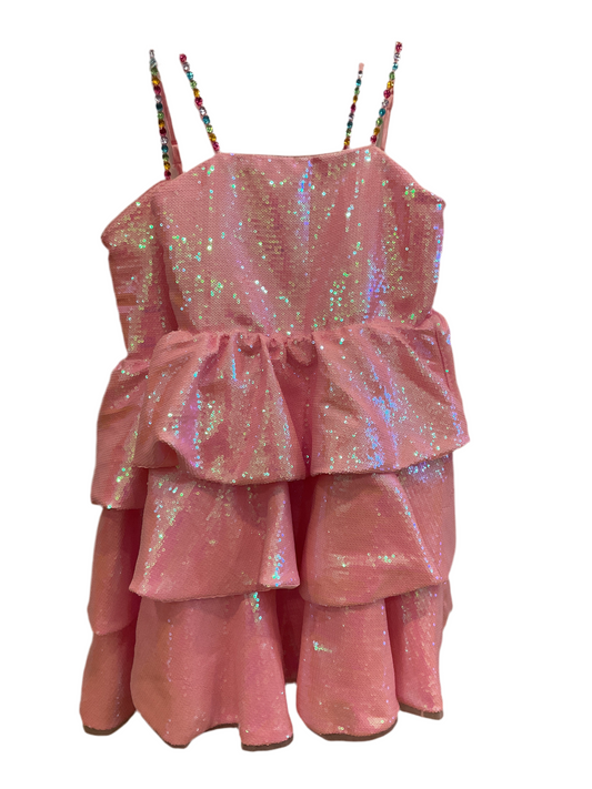 Ellie and Milla pink sparkle dress