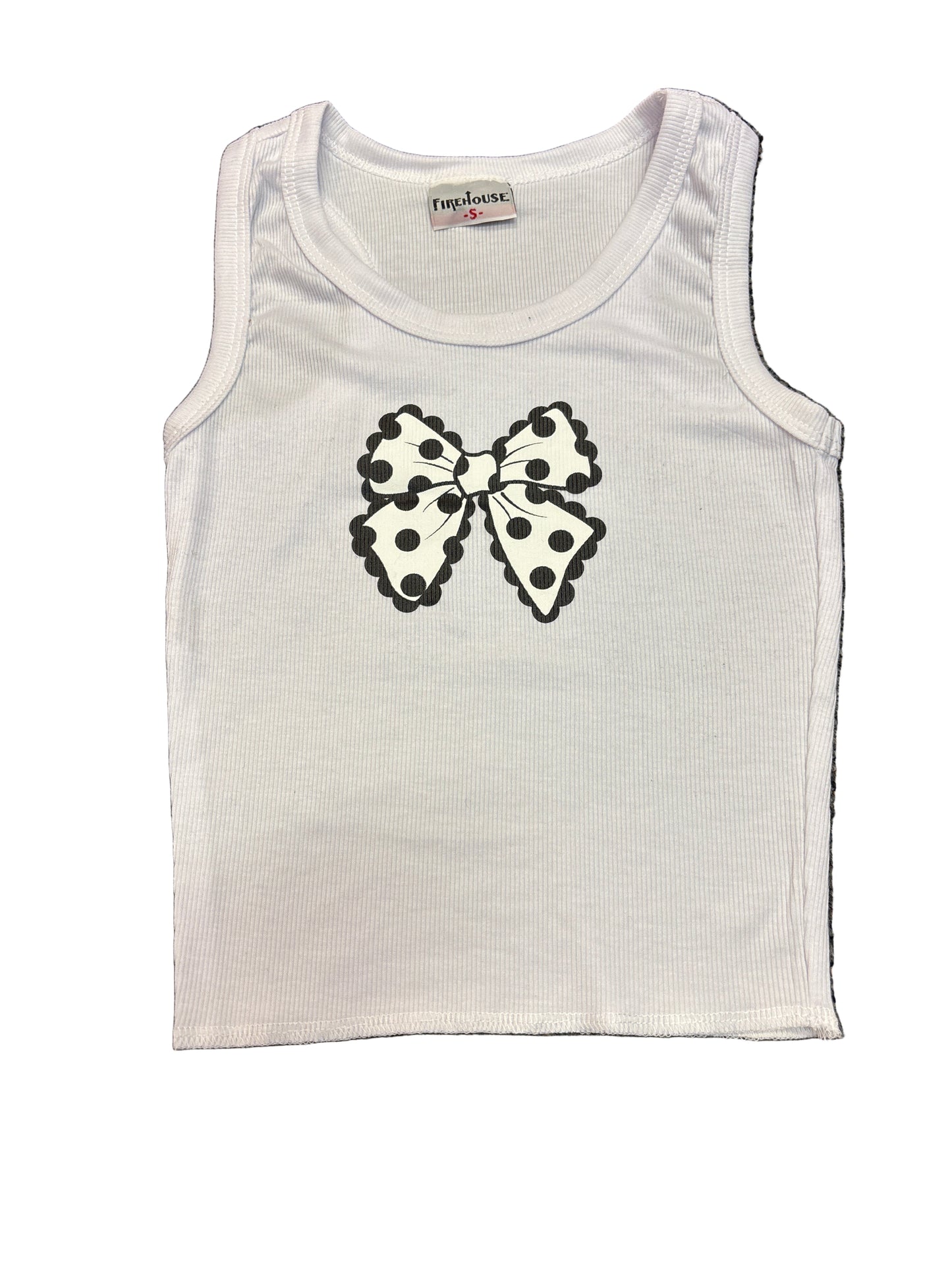 White bow tank