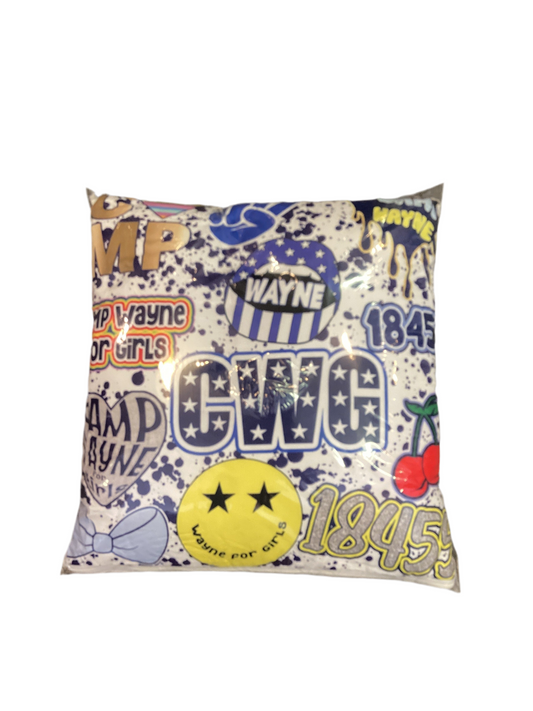 Gilbins Camp autograph pillows