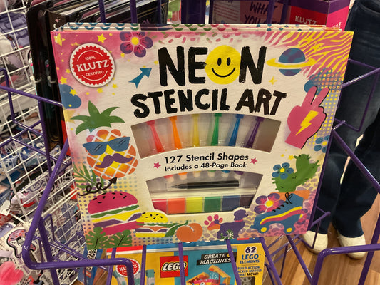 Klutz neon stencil art