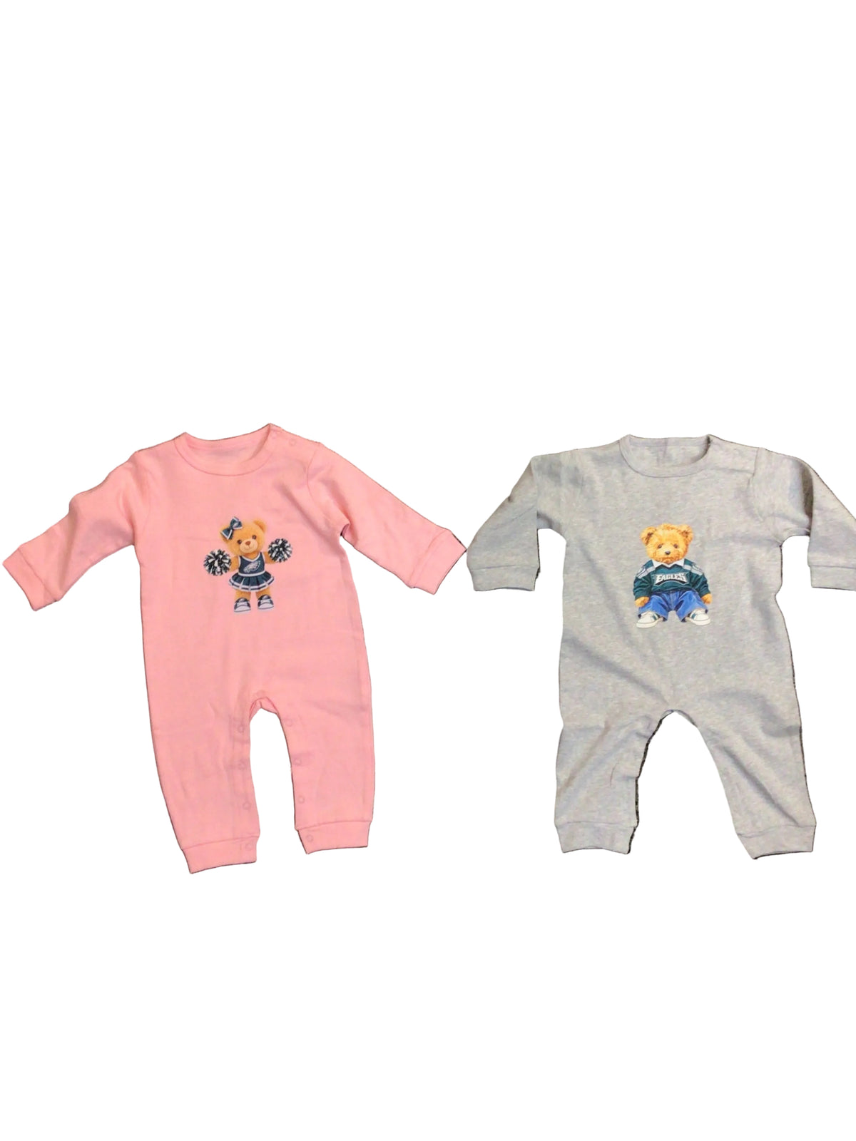 Eagles teddy bear onesie
