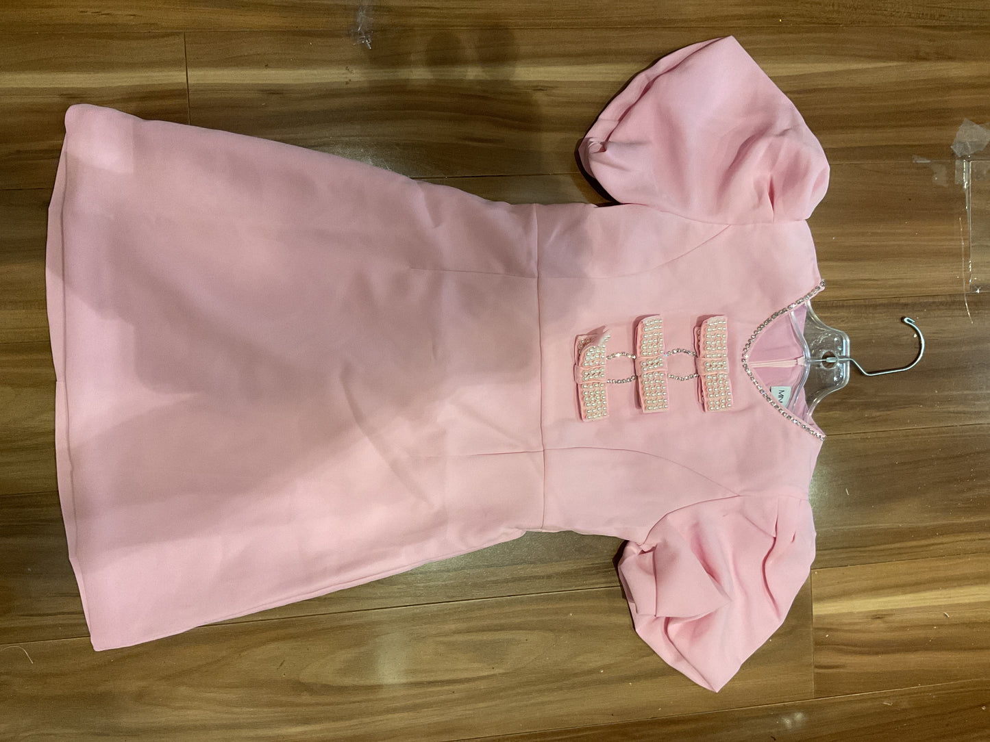 Angie Pink Bow Dress