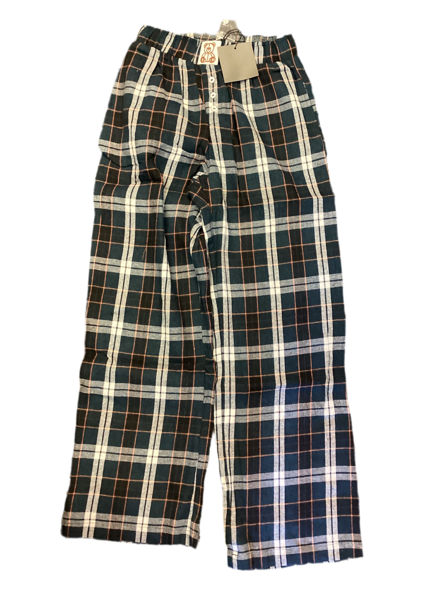 Wide Leg plaid flannel pant