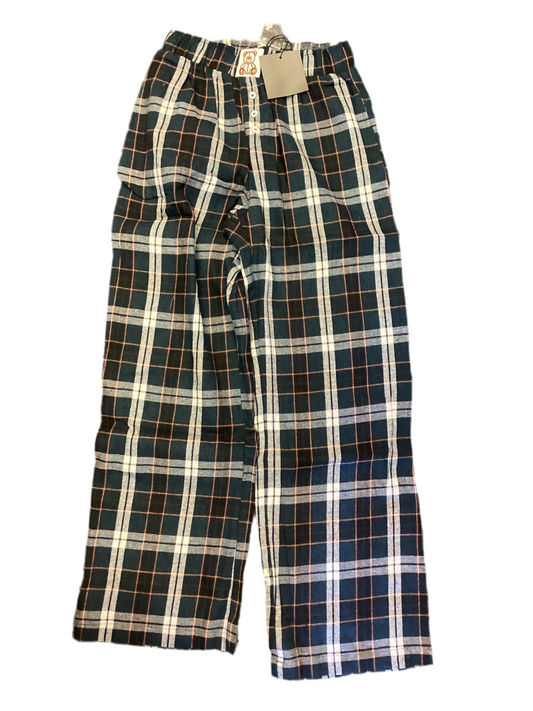 Wide Leg plaid flannel pant