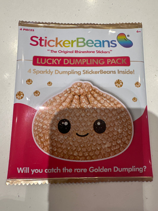 Sticker bean lucky dumpling pack