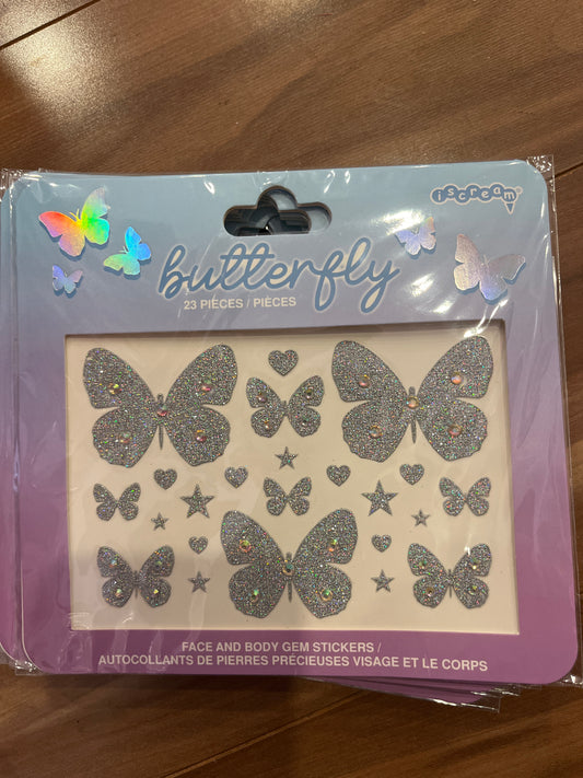 Iscream butterfly body gems
