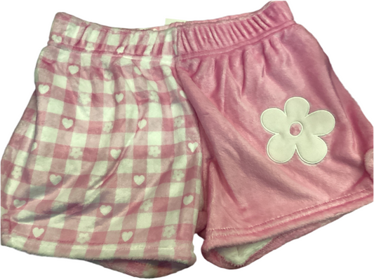 Iscream theme pink heart/flower shorts