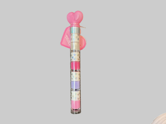 Heart stackable nail polish