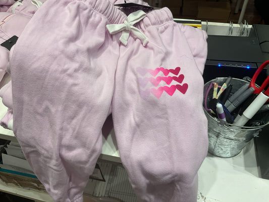 FBZ pink heart sweatpants