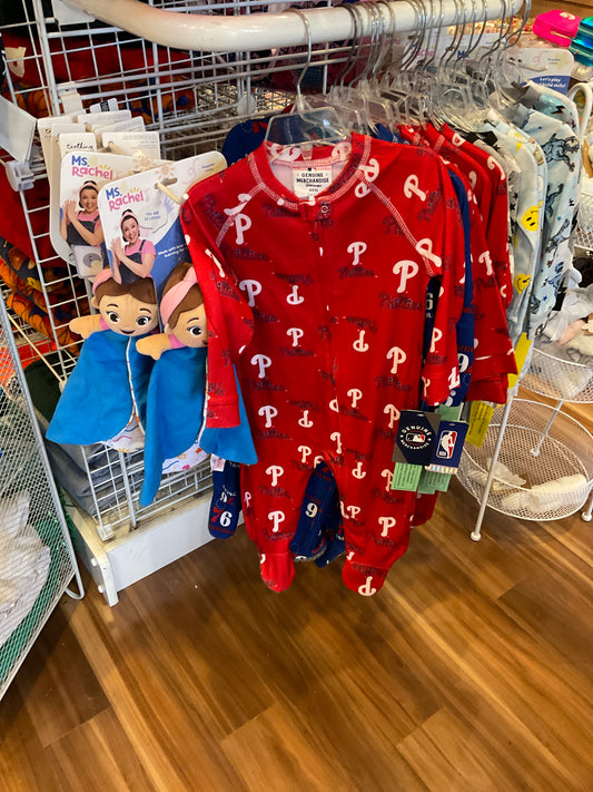 MLB Genuine Merchandise Phillies pajama onesie