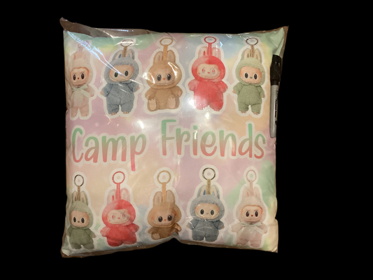 Labubu sign in pillow