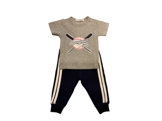 Little Mish Star tee & pant set