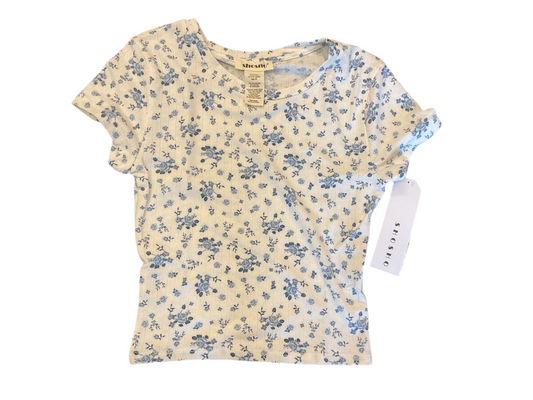 SHOSHO blue Floral Tee Shirt