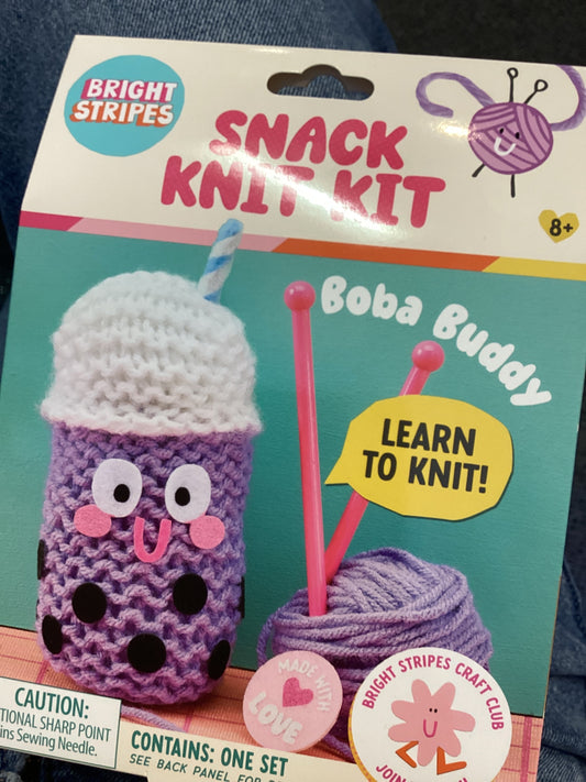 Snack knit boba kit