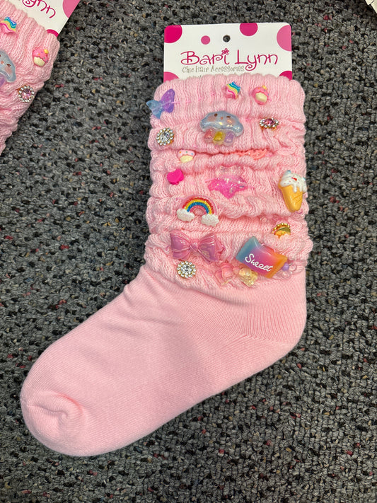 Bari Lynn Scrunch Socks