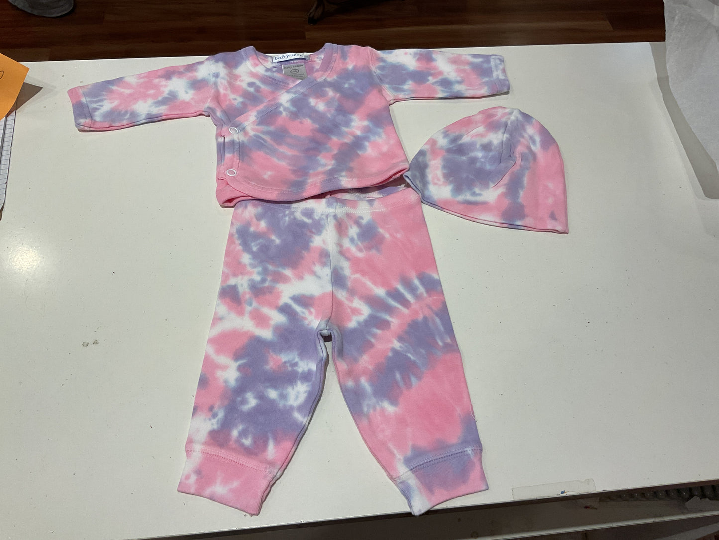 Girl 3pc tie dye take me home sets