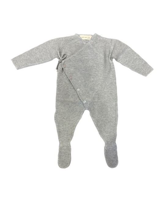 Wrap knit footie