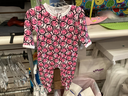 Little Mish baby girl smile footie