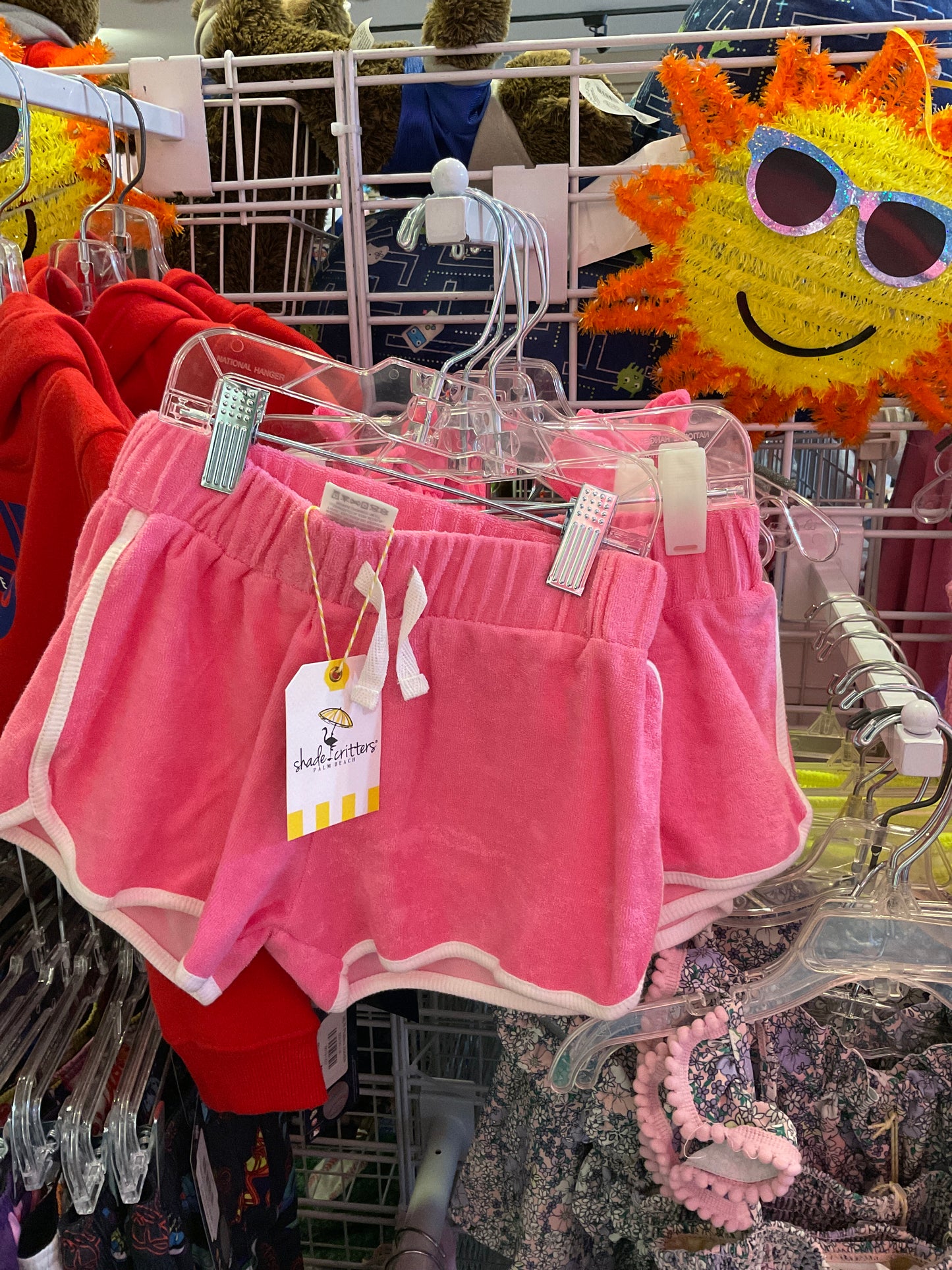 Shade Critters pink Terry short