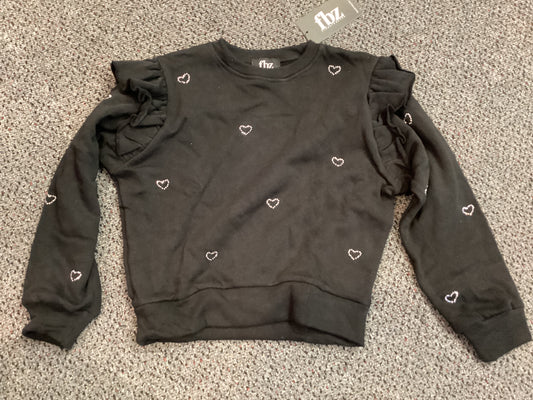 FBZ Rhinestone Heart Sweatshirt