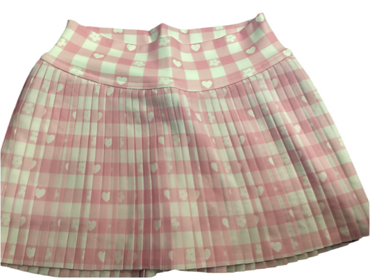Iscream pink heart skort