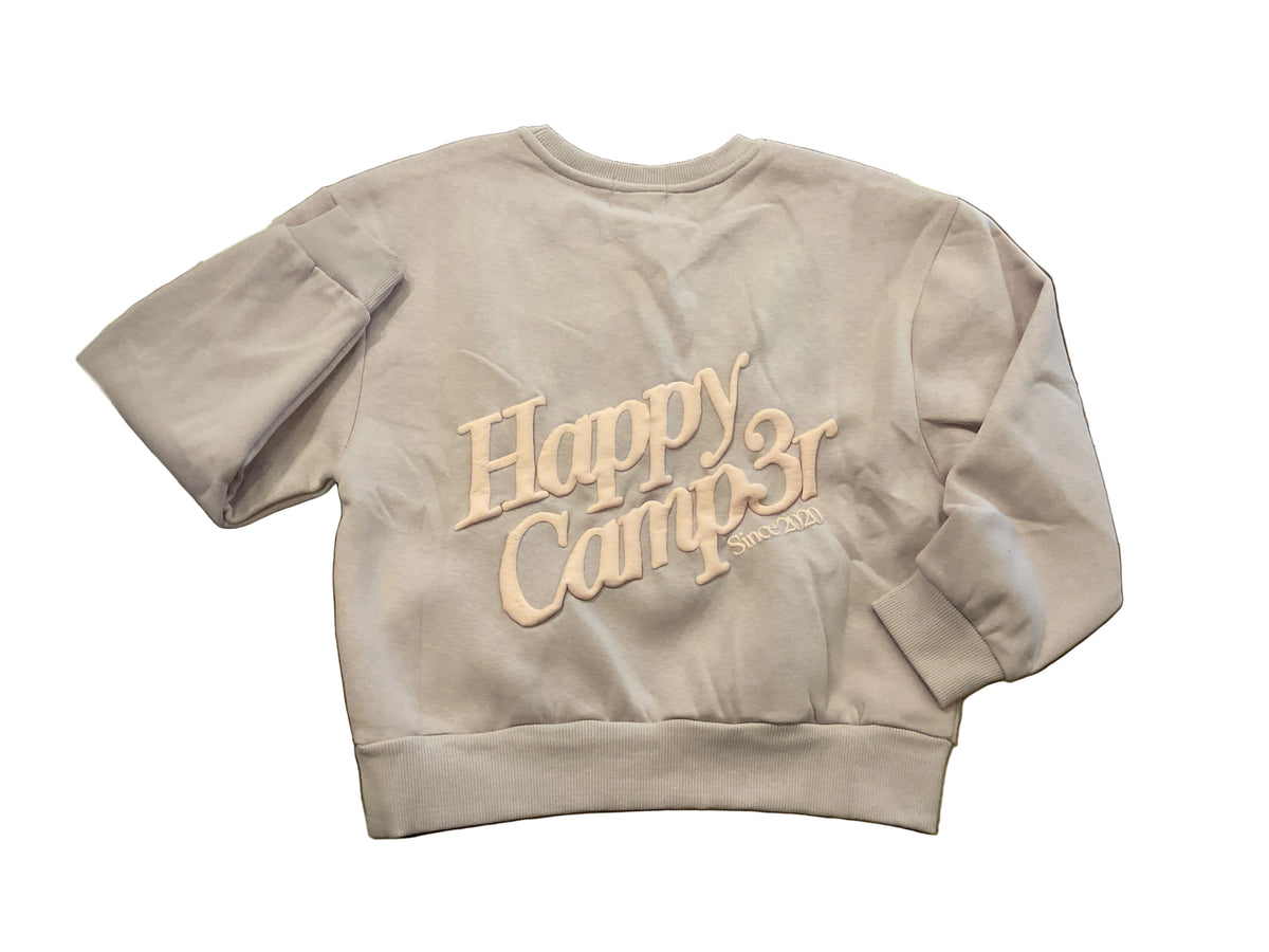 Lilac happy camp3r crewneck