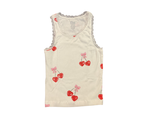 Flowers by Zoe cherry bow tank