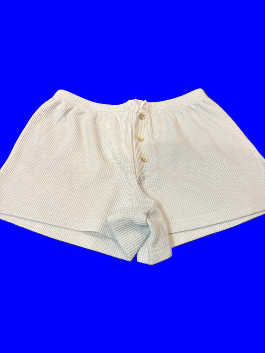 Wes pastel blue waffle short