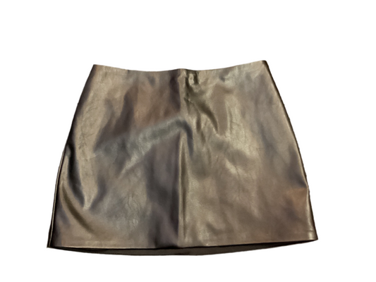 Sara black mini leather