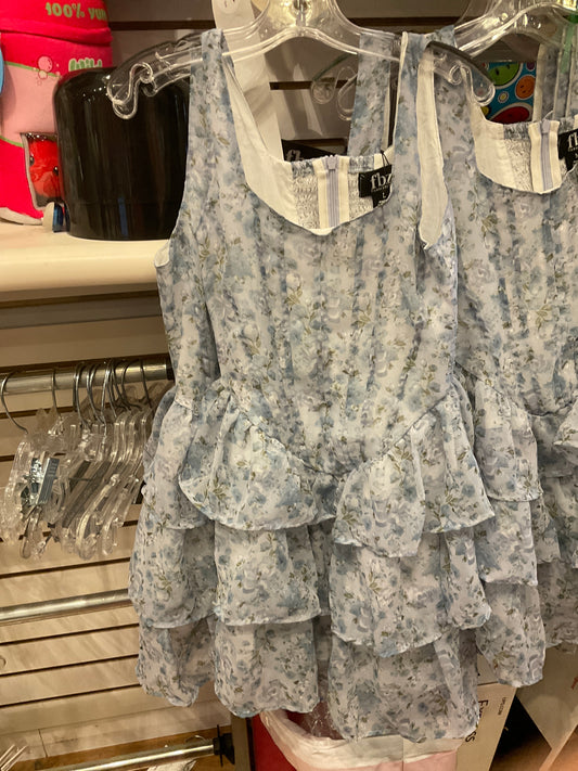 FBZ Blue Liberty Chiffon dress